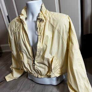 Bershka Pale Yellow windbreaker